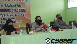 Program Pepper Kamtibmas, Kapolres Sukabumi Kota Silaturohmi Ke Pengurus Ta,lim Iqomah 